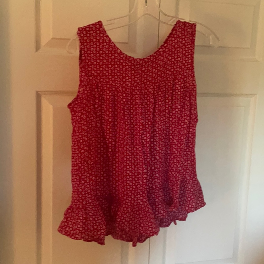 Mango Red Summery Top women’s size 4
